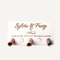 Personalisiertes Holzschild mit Ausschnitten für...