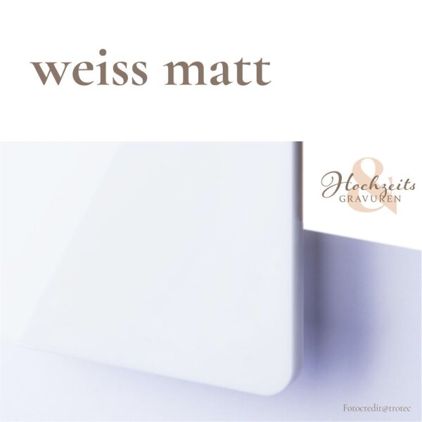 Acryl weiss matt