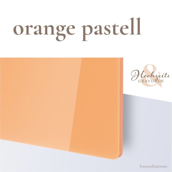 Acryl orange pastell
