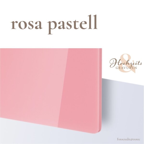 Acryl rosa pastell