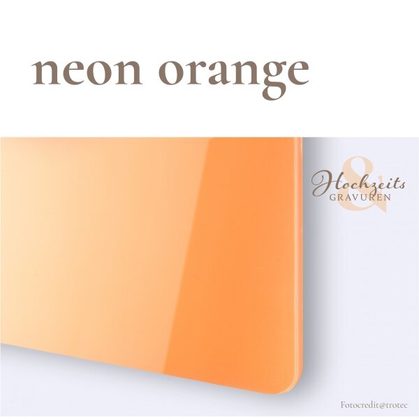 Acryl neon orange